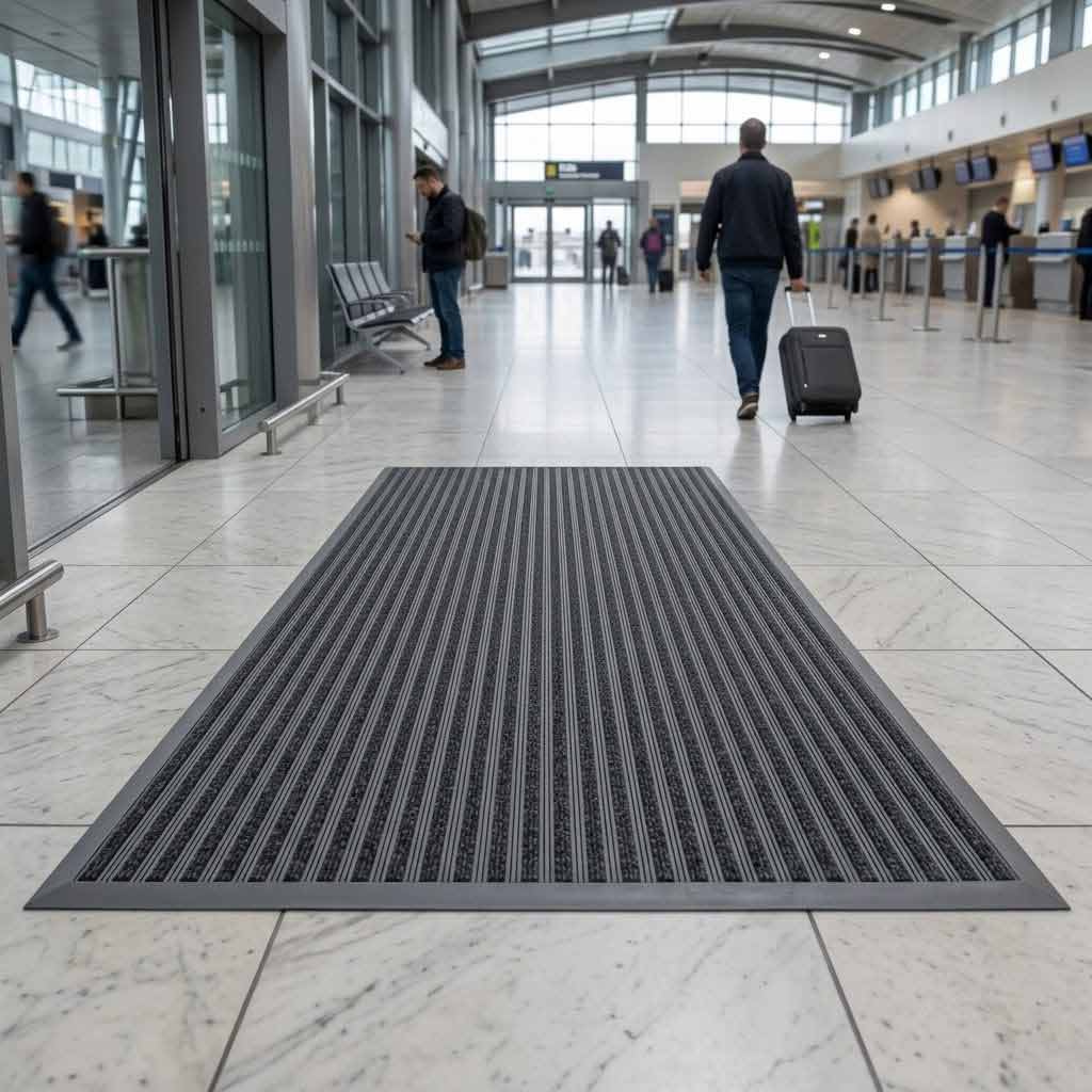 Premium Heavy Duty Entrance Mats with Flexible PVC for Moisture and Dirt Control in High-Traffic Areas