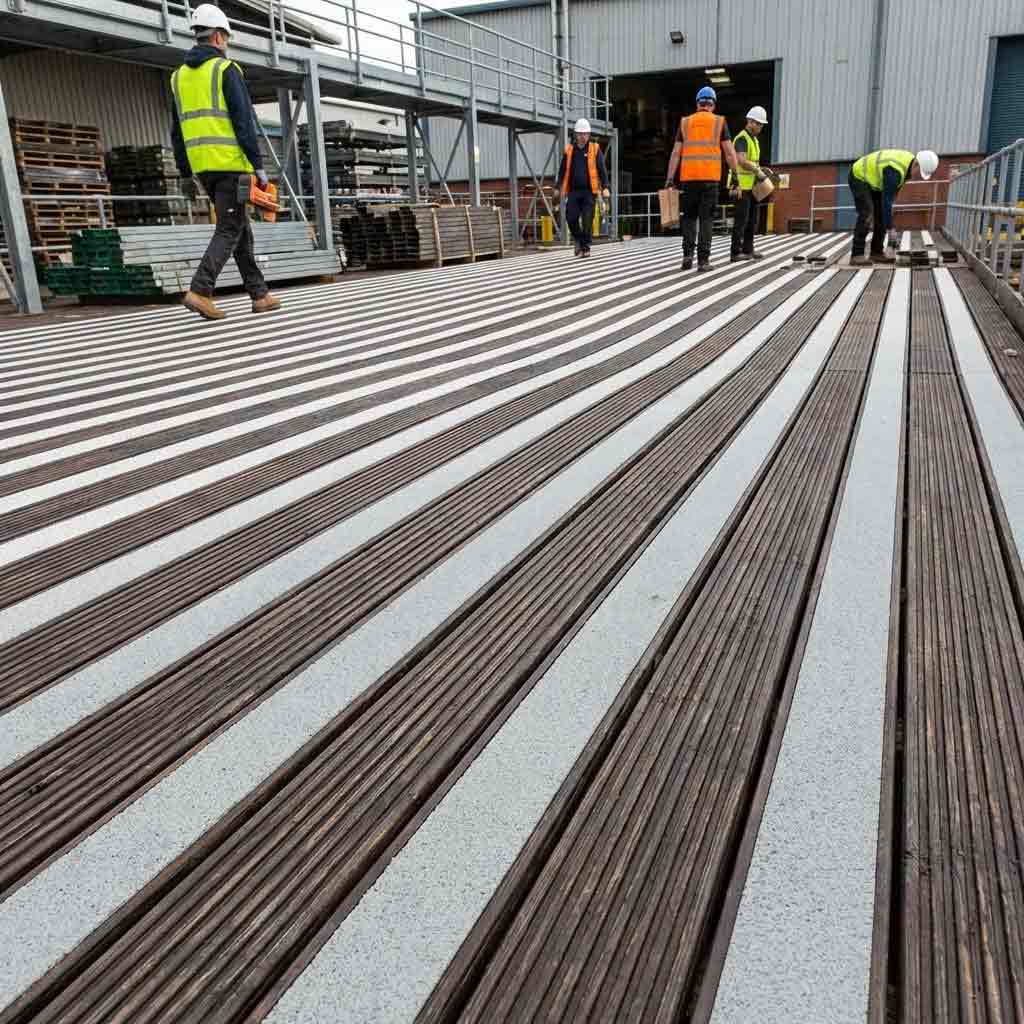 Premium High-Performance Anti-Slip Decking Strips for Safety on Wet and Slippery Surfaces - Easy Installation and Versatile Color Options