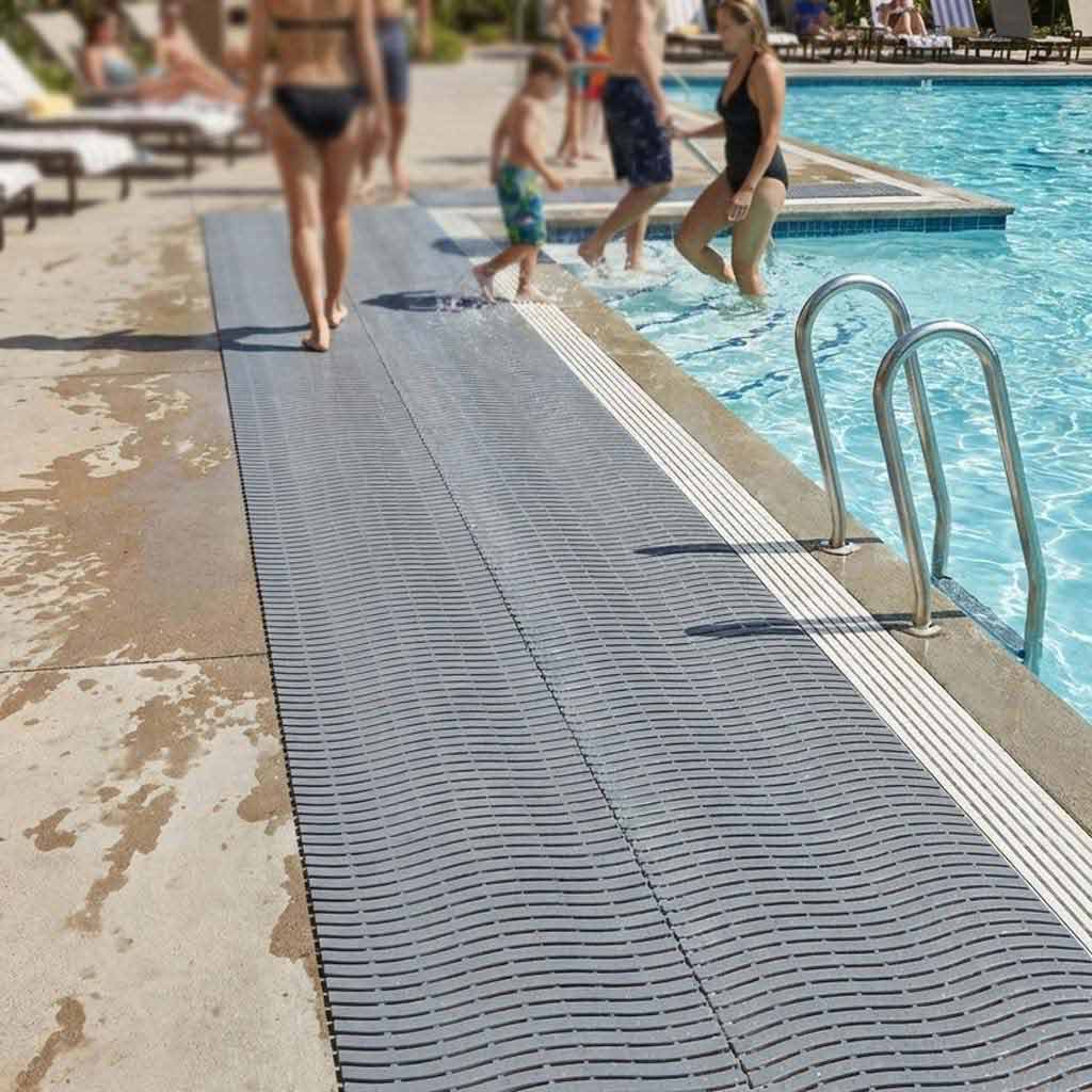 Anti-Microbial Wet Area Mats UK | Premium Barefoot Safety Matting for Pools & Showers