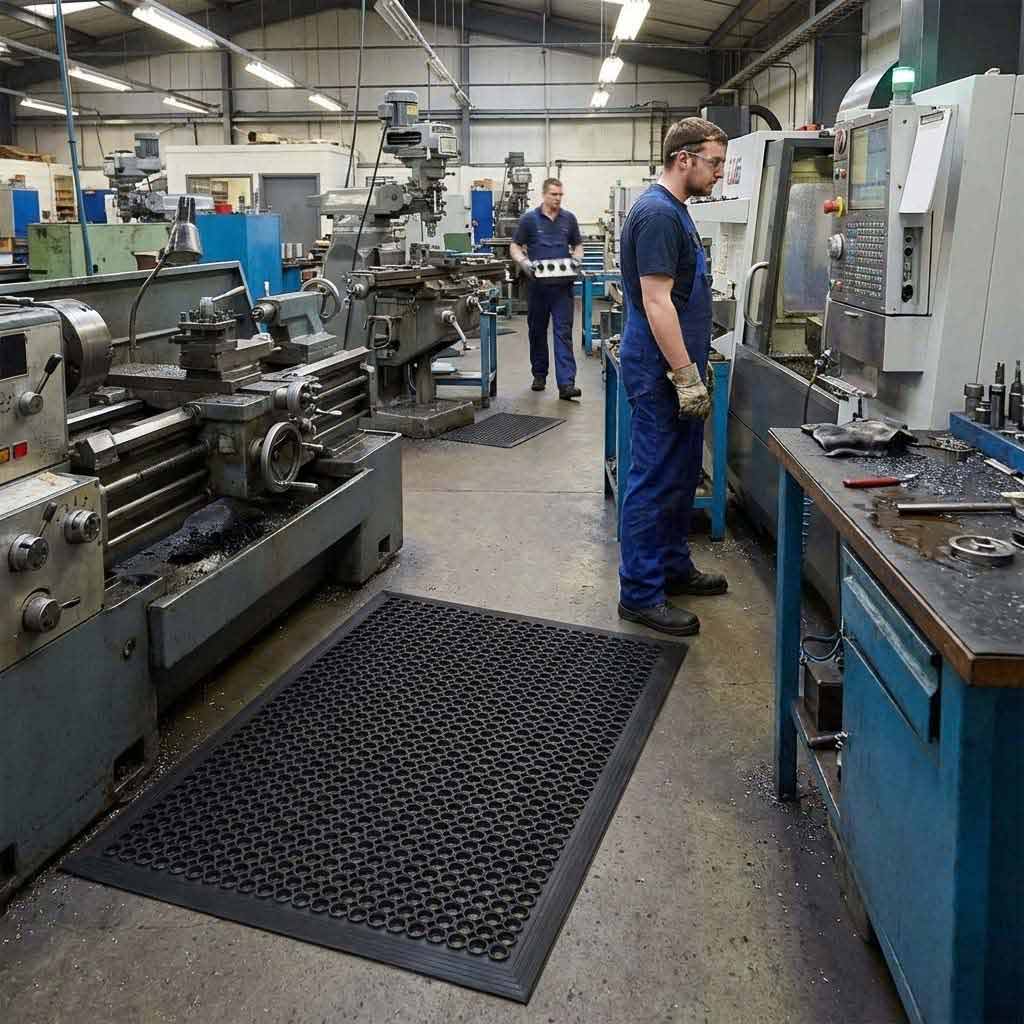 Heavy Duty Anti Slip Comfort Mat UK | Premium Ergonomic Safety Flooring