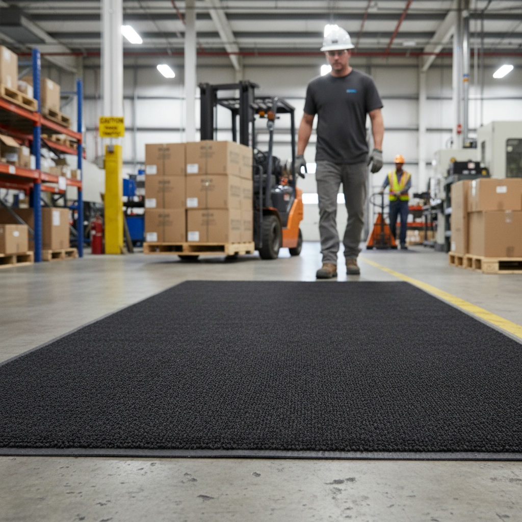 Heavy Duty Clear Black Entrance Mats UK | Professional Dirt Control | RubberMattingCo