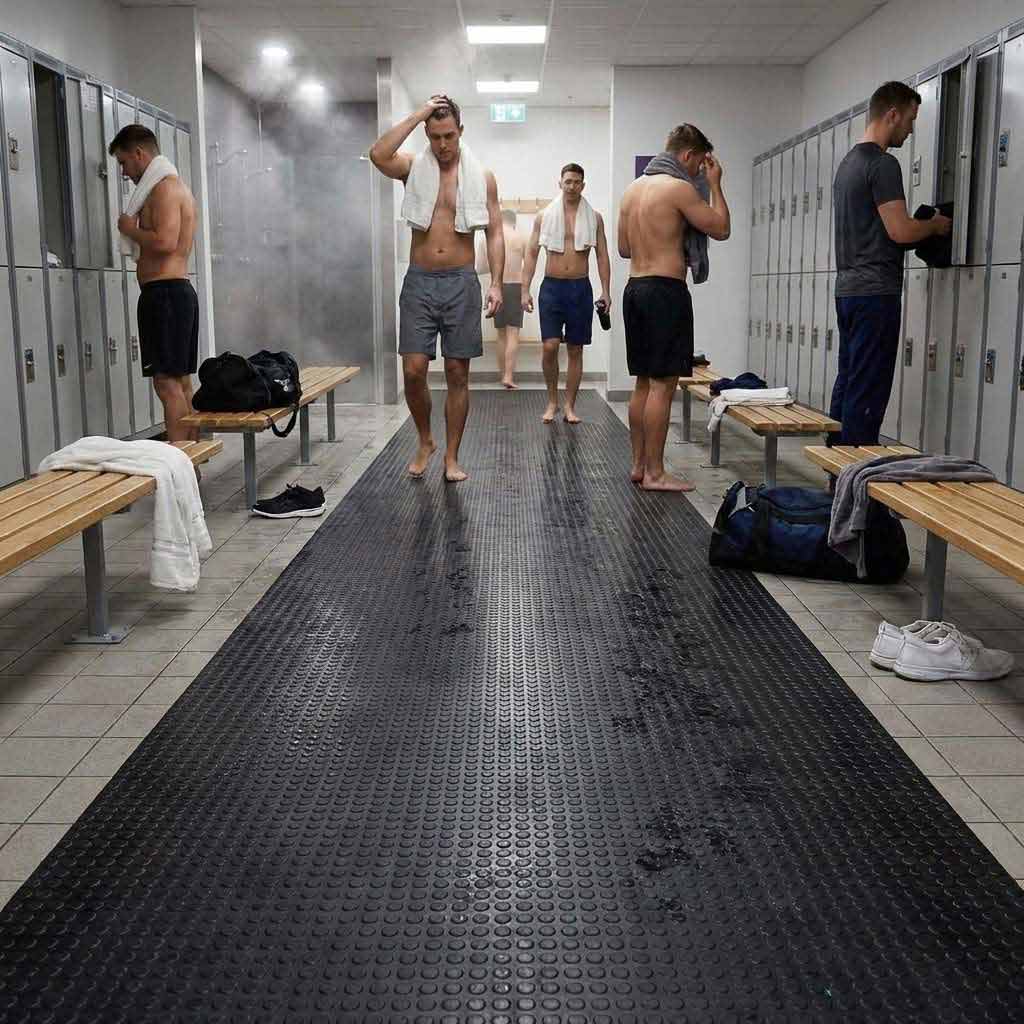 Heavy Duty Dot Rubber Matting UK | Premium Non-Slip Flooring