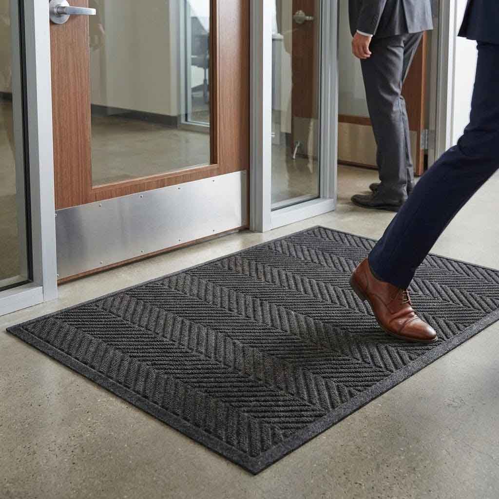 Premium Heavy Duty Doormats with Slip-Resistant Backing - Ideal for Indoor and Outdoor Use, Eco-Friendly Materials, and Timeless Designs