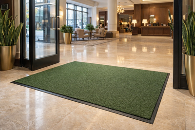 Premium Green Coir Doormat UK - Heavy-Duty 17mm Natural Entrance Mat