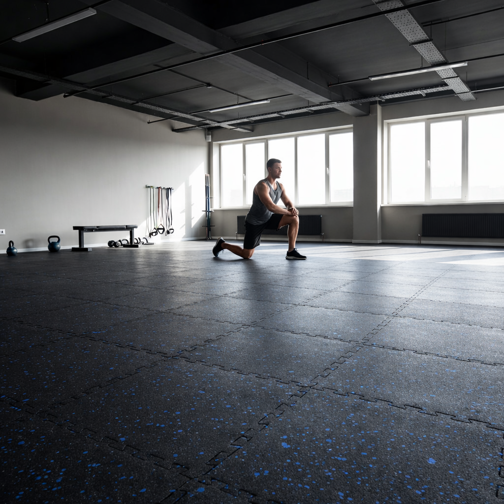 Classico Rubber Interlocking Gym Mats | Premium Non-Slip Flooring