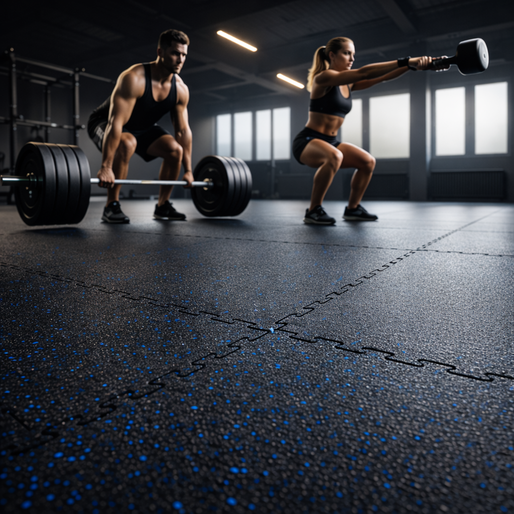 Classico Rubber Interlocking Gym Mats | Premium Non-Slip Flooring