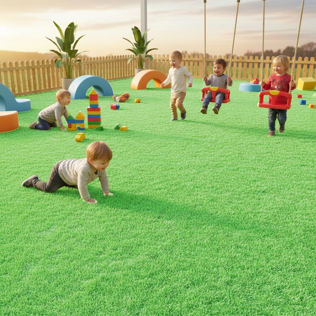 Premium Artificial Grass 24mm | 2m Wide Dual-Coloured Fibres |