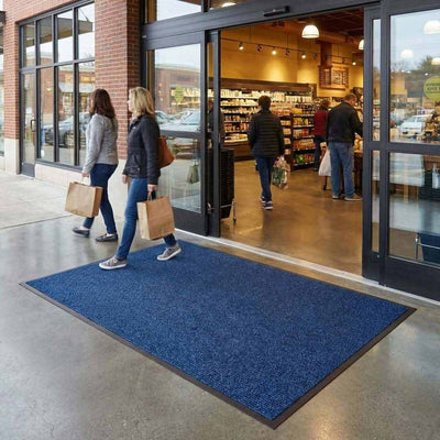Premium Heavy Duty Tri Grip Standard Entrance Mat with Durable Nylon and SBR Rubber Backing for High Foot Traffic Areas
