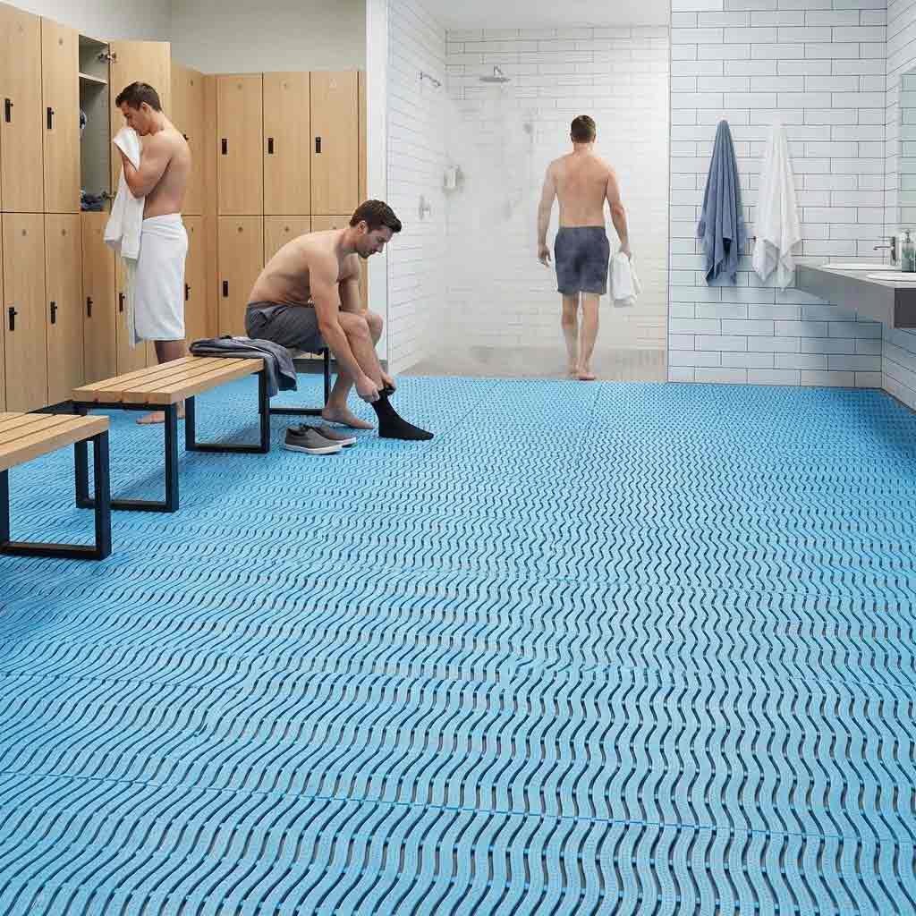 Anti-Microbial Wet Area Mats UK | Premium Barefoot Safety Matting for Pools & Showers