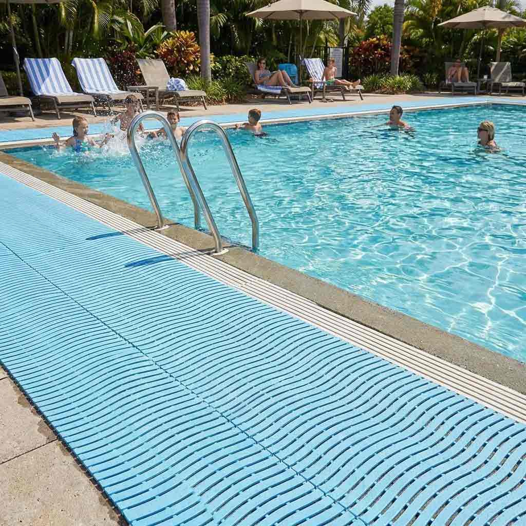Anti-Microbial Wet Area Mats UK | Premium Barefoot Safety Matting for Pools & Showers