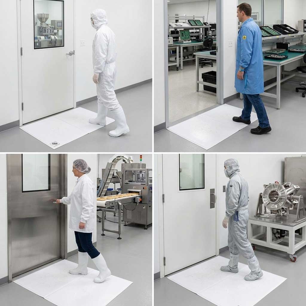 Premium Anti-Microbial Tacky Mat 45cm x 117cm | 120 Sheets