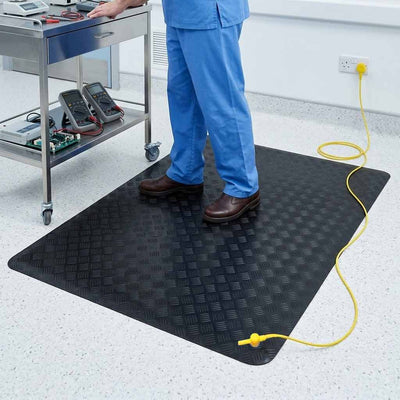 Premium ESD Anti-Fatigue Mat UK | Heavy-Duty Anti-Static Matting with Ramped Edges