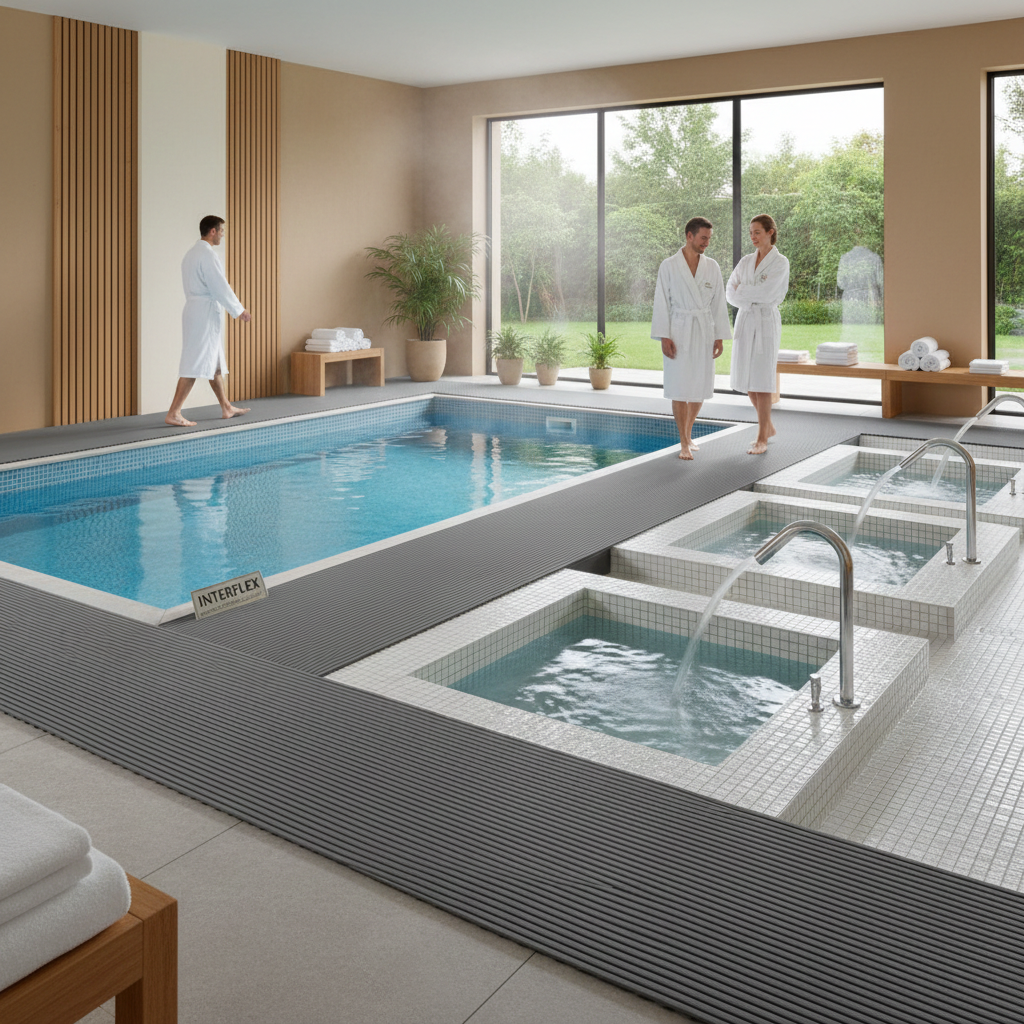 Premium High-Performance Slip Resistant Matting for Wet and Hazardous Environments - Grey