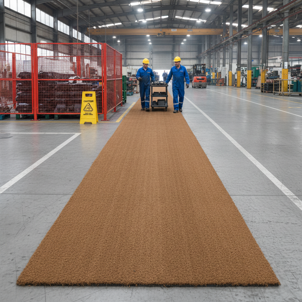 Premium Natural Coir Mat 30mm Thick - 80cm x 192cm Eco-Friendly Entrance Solution