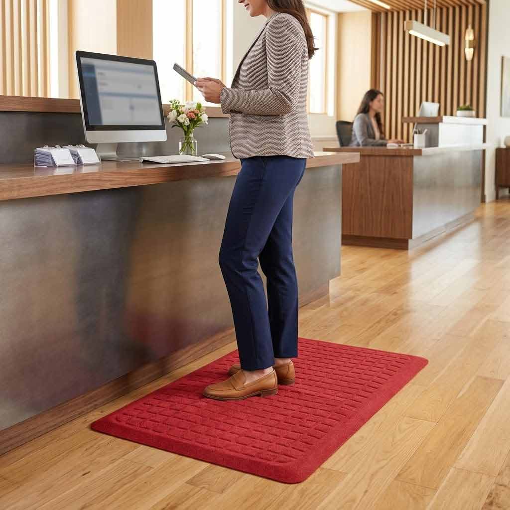 Premium Stand Up Mat with Deep Nitrile Rubber Cushioning for Comfort and Support