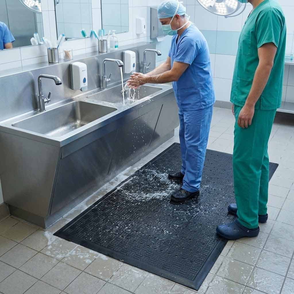 Premium Anti-Fatigue Non-Slip Mats with Drainage Holes | Industrial & Commercial