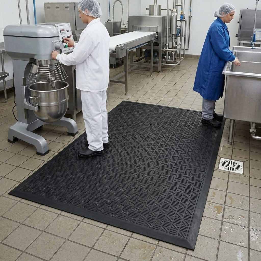 Premium Anti-Fatigue Non-Slip Mats with Drainage Holes | Industrial & Commercial