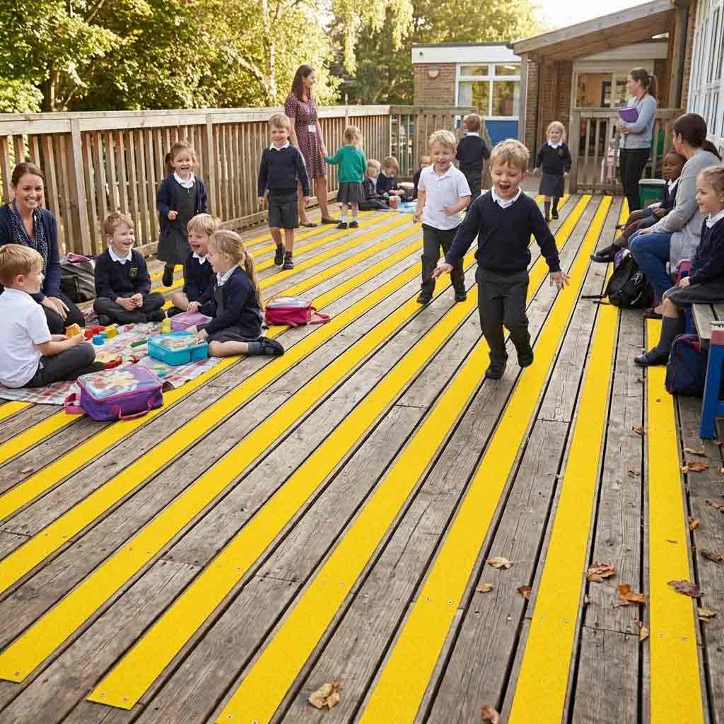 Premium High-Performance Anti-Slip Decking Strips for Safety on Wet and Slippery Surfaces - Easy Installation and Versatile Color Options