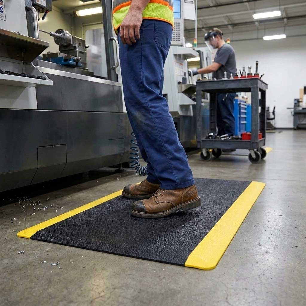 Premium Anti-Fatigue Vinyl Roll Matting | Heavy-Duty Comfort Mat