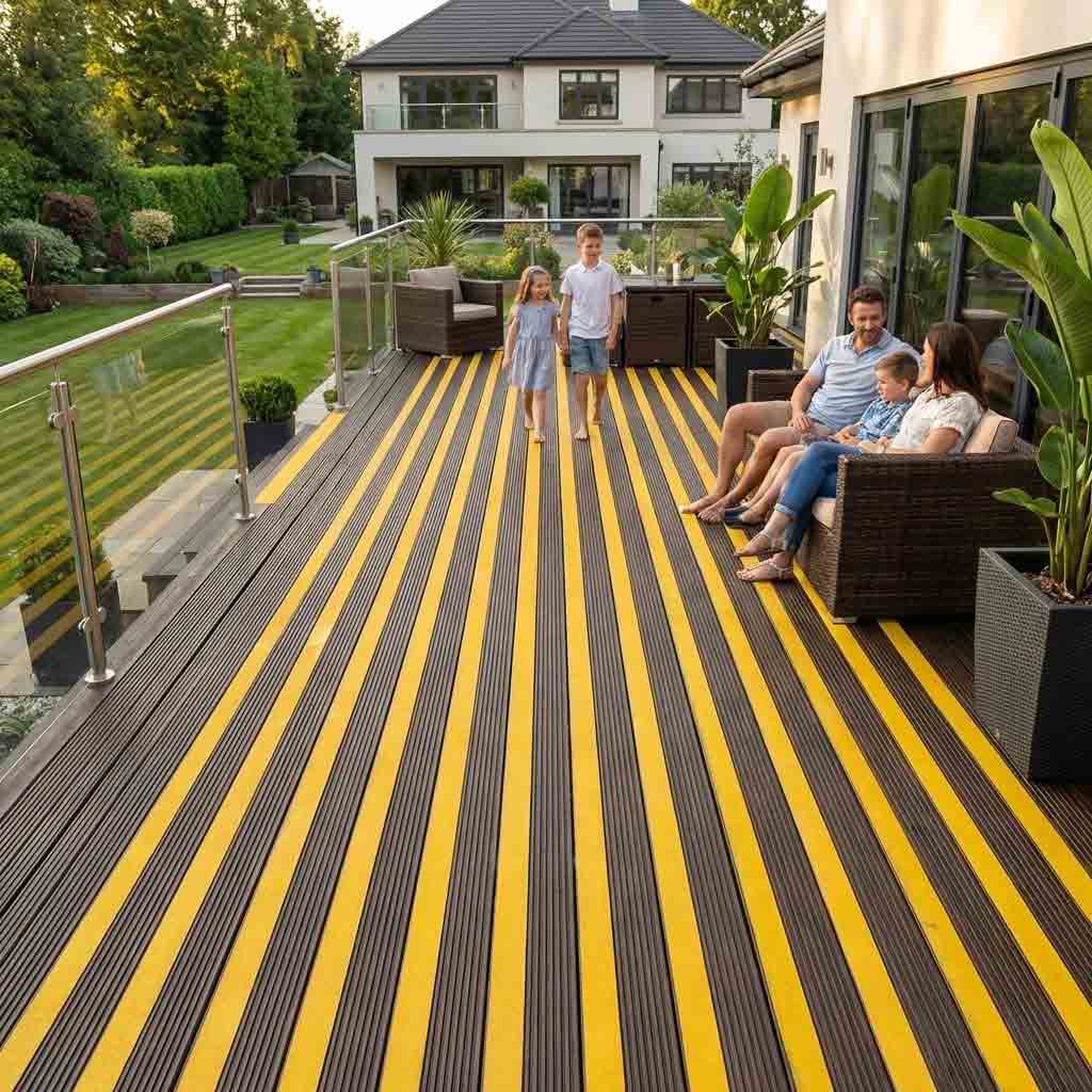 Premium High-Performance Anti-Slip Decking Strips for Safety on Wet and Slippery Surfaces - Easy Installation and Versatile Color Options