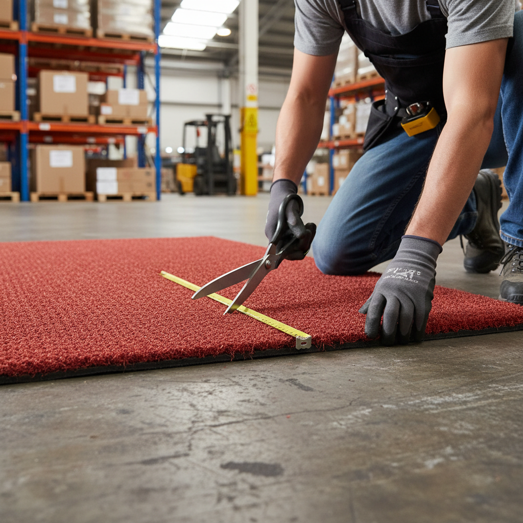 Premium Heavy Duty Red Coir Doormat - 17mm Thick, Eco-Friendly and Versatile for Home and Office Use