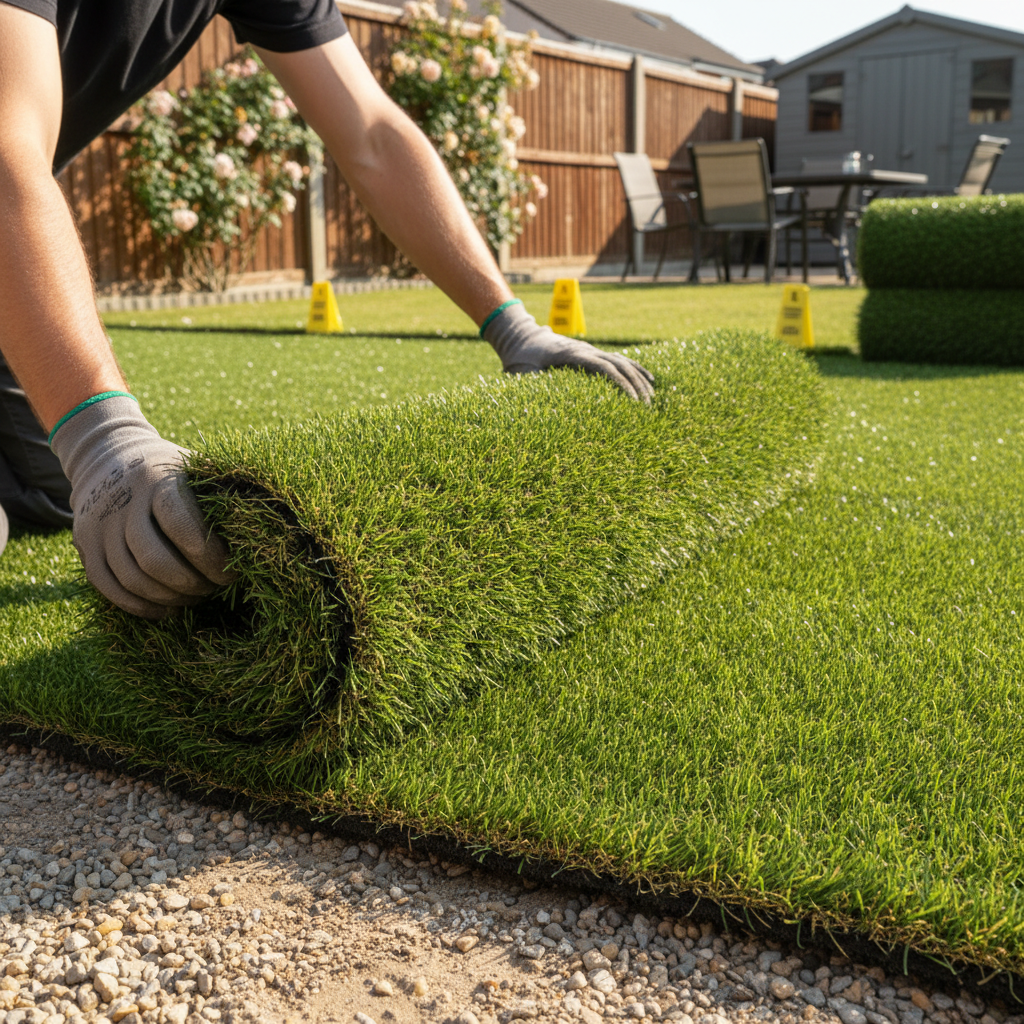 Premium 45mm Artificial Grass - Soft, Resilient, UV-Stabilized Lawn Solution for Effortless Luxury