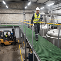 Premium High-Performance Waffle Boards - Slip Resistant, Lightweight, Chemical Resistant Composite Grating Solution