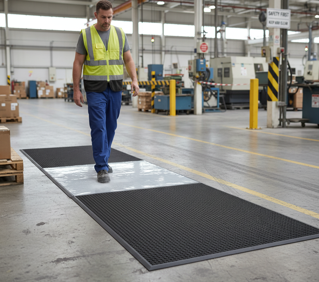 Premium Dual Sticky Tack Mats for Dirt and Dust Control in Sensitive Areas - Ideal for Sports Halls, Industry, and Healthcare