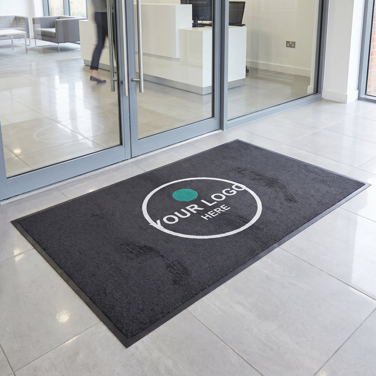 Custom logo mat