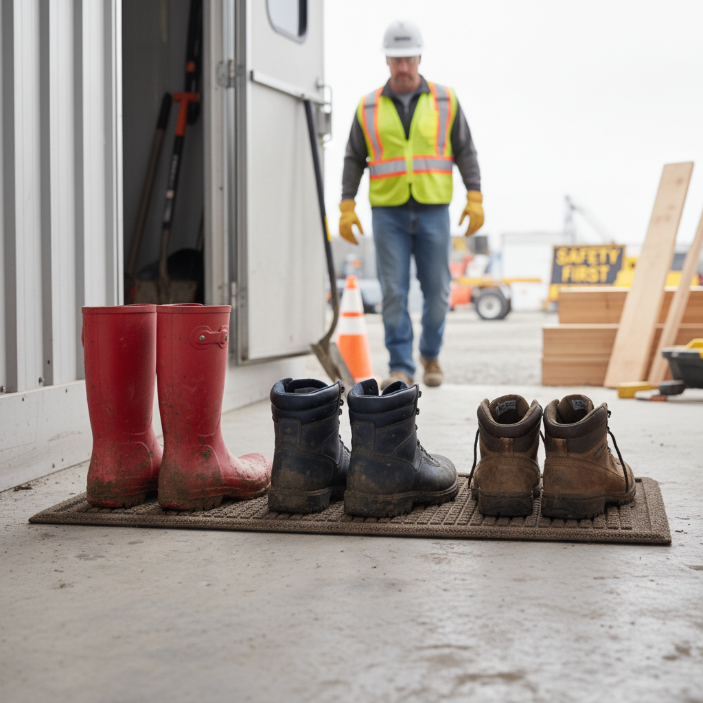 Premium Heavy Duty Boot Tray Mat - Eco-Friendly, Spill-Proof, Mildew-Resistant with Durable Rubber Backing and 38 x 91 cm Size