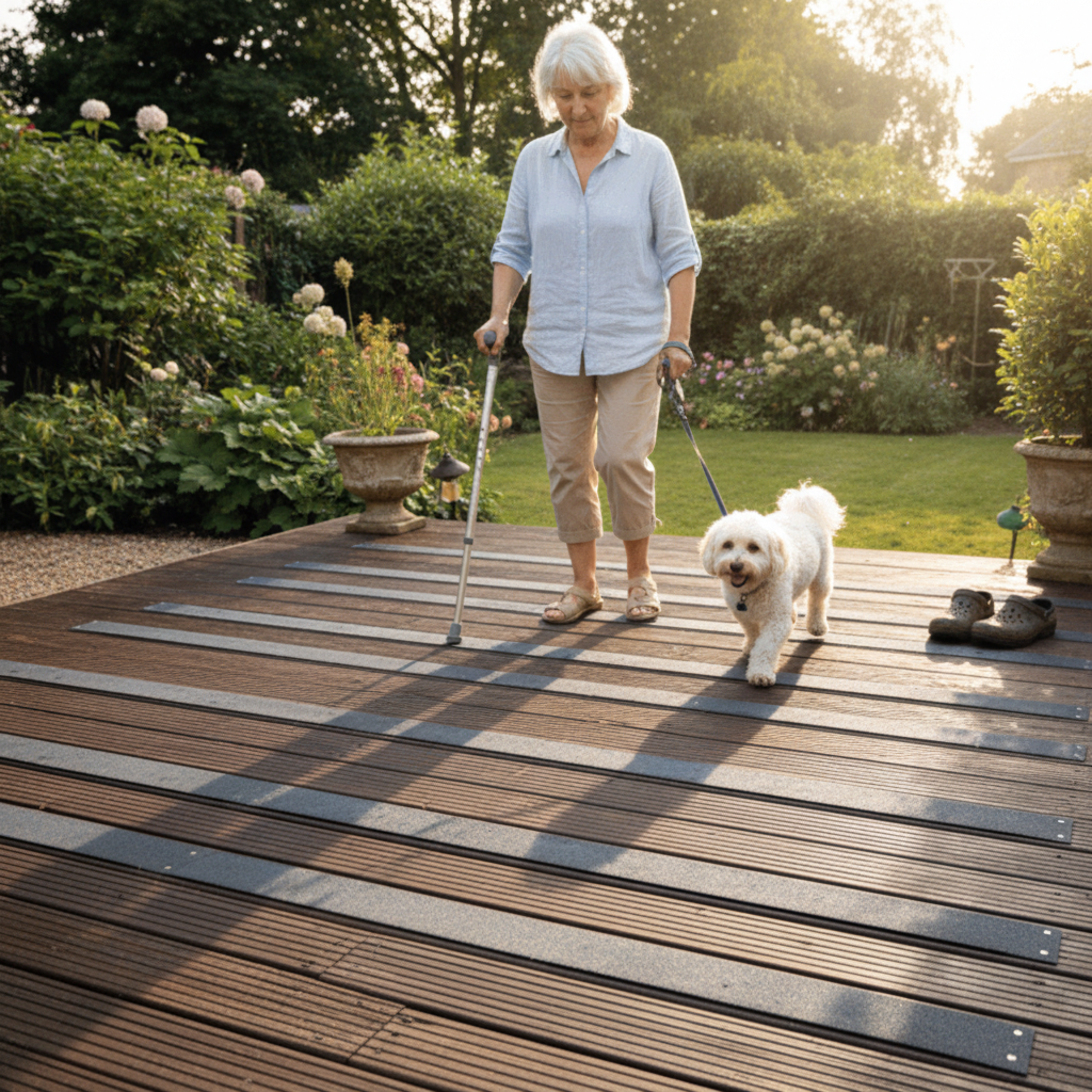 Premium High-Performance Anti-Slip Decking Strips for Safety on Wet and Slippery Surfaces - Easy Installation and Versatile Color Options