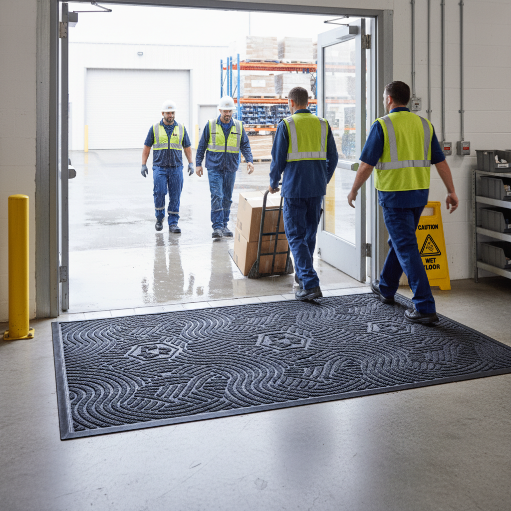 Premium High-Performance Floor Mat for Indoor and Outdoor Use - Durable, Water-Absorbing, Slip-Resistant Design for Heavy Traffic Areas