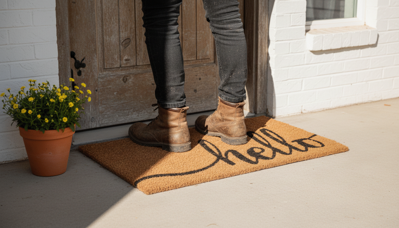 Premium Coir Logo Mat - Custom Branded Entrance Matting