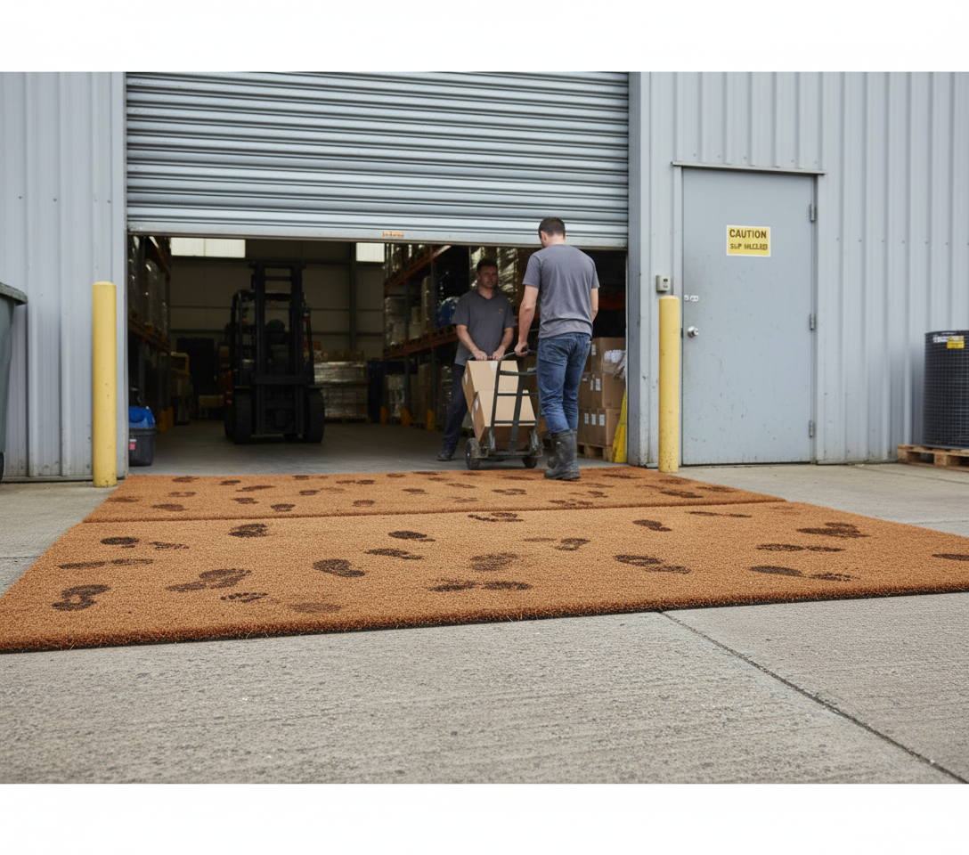 Premium Heavy Duty Coir Coconut Roll Matting 14mm - Eco-Friendly, Durable, and Versatile for Indoor and Outdoor Use