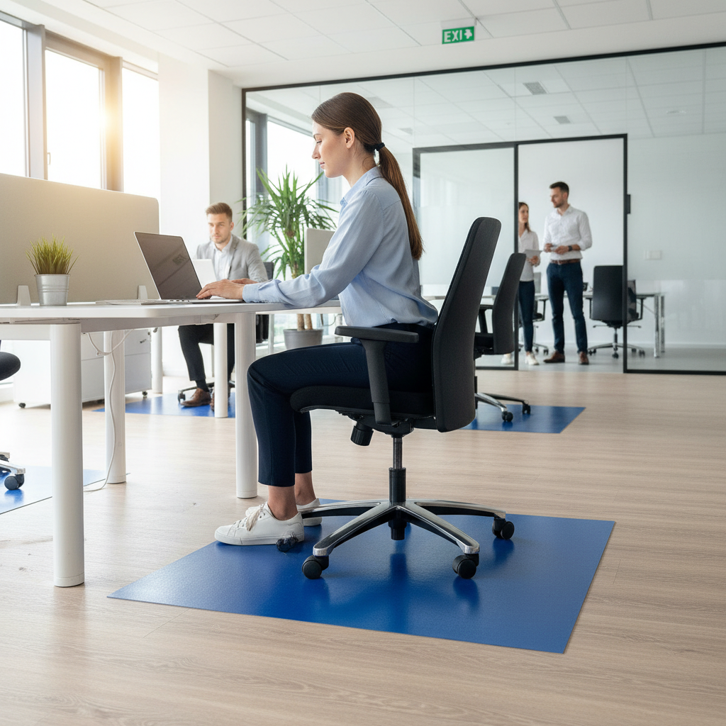 Premium Floor Protection Mat with Bevelled Edge - Durable PVC, Various Sizes and Colors for Optimal Floor Care