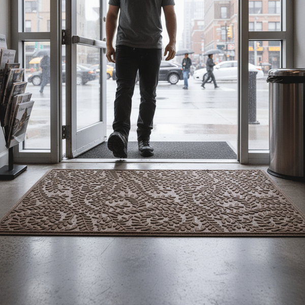 Premium Heavy Duty WaterHog Doormats with Slip-Resistant Backing - Ideal for Indoor and Outdoor Use, Eco-Friendly Materials, and Timeless Designs