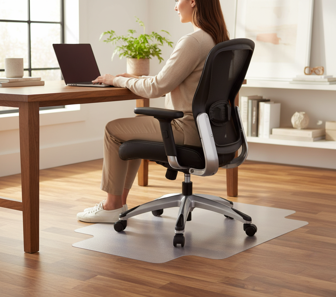 Premium High-Performance Chair Mat with Lip for Carpeted Floors - Durable Floor Protection and Ergonomic Design