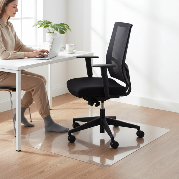 Premium Polycarbonate Chair Mat for Hard Floors - Durable, Transparent Protection for Office and Home Use