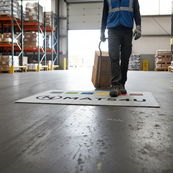 Professional Colour Brush Mat - Durable, High-Performance Floor Protection with Easy-Clean Surface