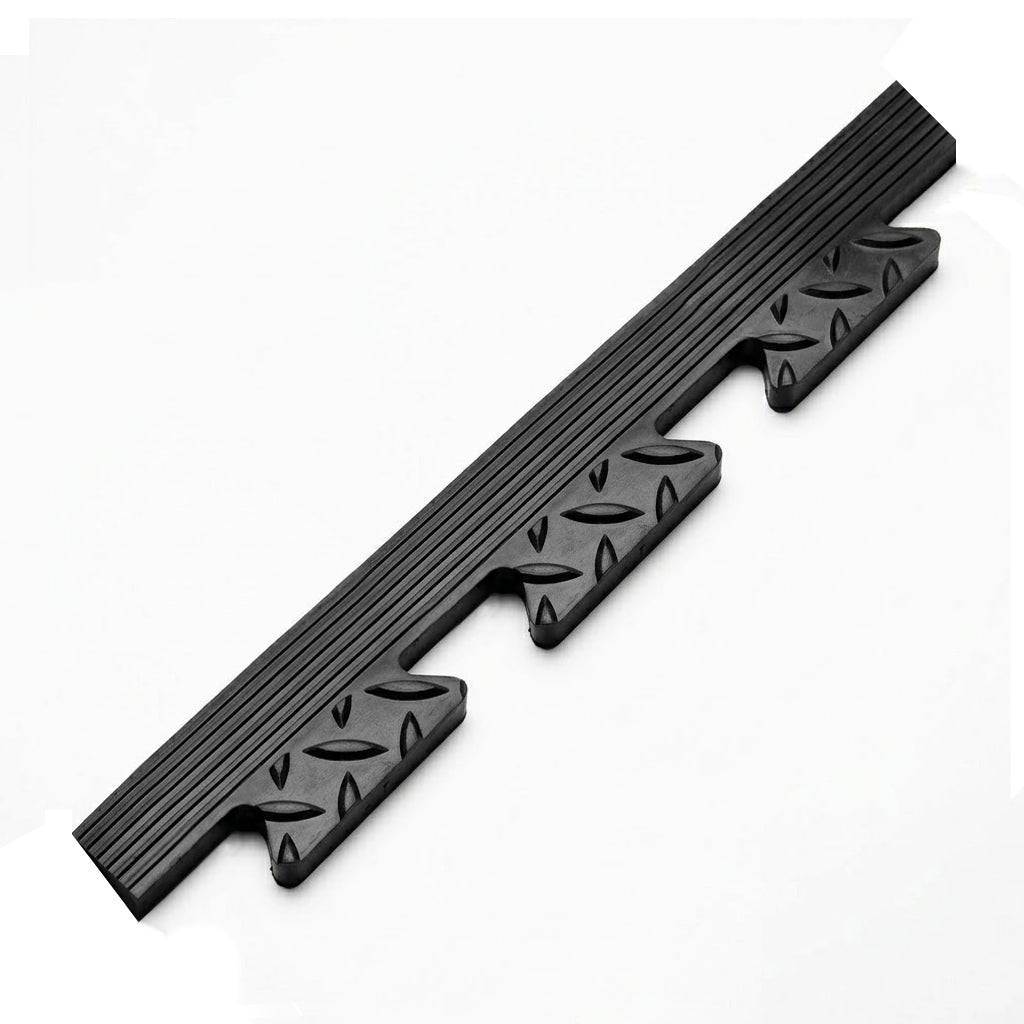 Premium Non-Slip CheckerTile Garage Matting - Heavy Duty Shock Absorbing Vinyl Tiles for Ultimate Floor Protection