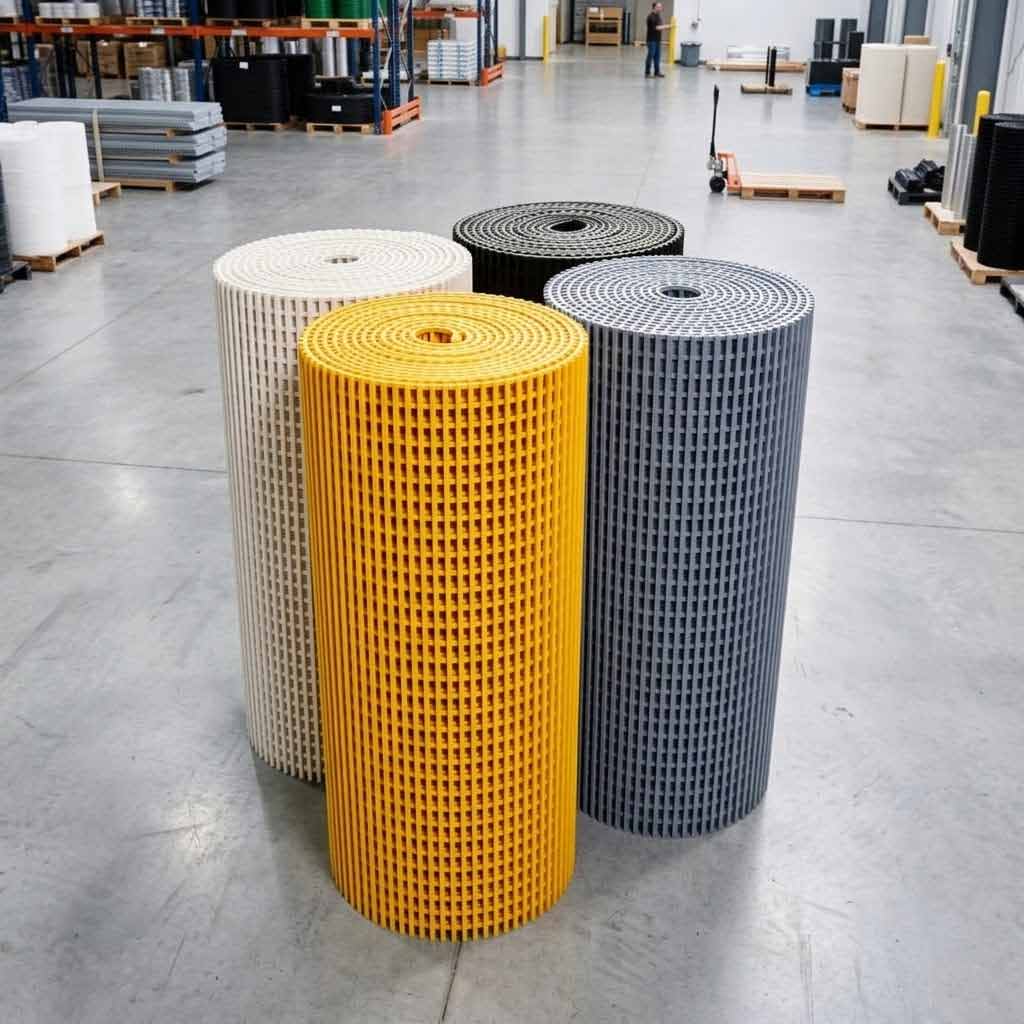 Professional Heavy Duty PVC Roof Matting - 10m Roll, Slip-Resistant and Weather-Resistant for Flat Roofs and Walkways