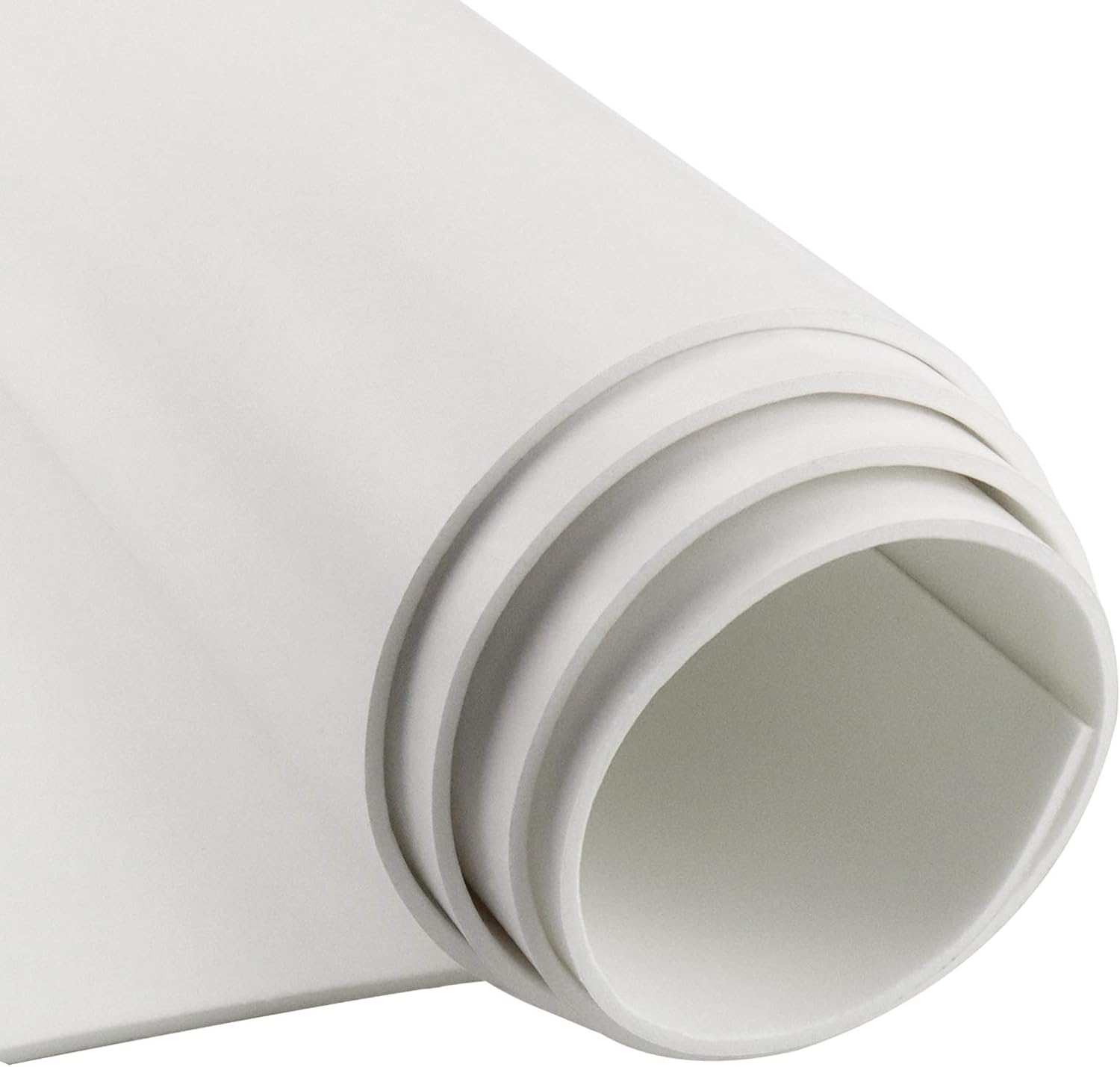 EMS24 White Silicone Sponge Sheet – High-Performance, Flexible Sealing Material, Medium-Firm Density, Temperature Resistant, 1m Wide for Various Applications