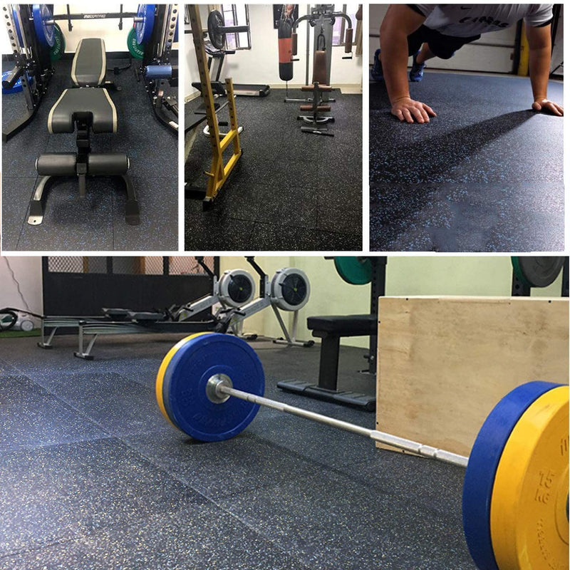 Heavy Duty Interlocking Gym Rubber Flooring Tiles