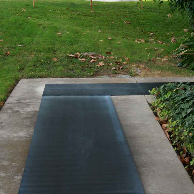 Fine Ribbed Corrugated Rubber Runner Matting - Slip Not Co Uk