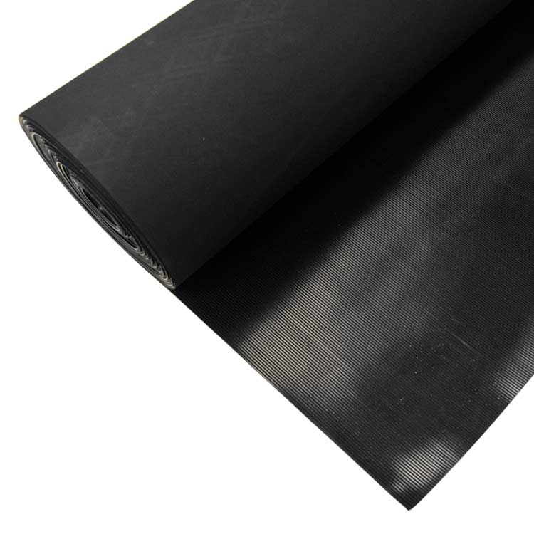 Fine Ribbed Corrugated Rubber Runner Matting - Slip Not Co Uk
