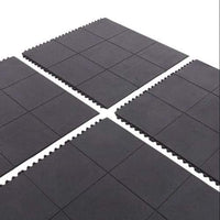 Heavy Duty Rubber Garage Floor Tiles UK - 16mm Thick Premium Interlocking Flooring