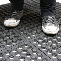 Interlocking Rubber Bar Mats UK | Heavy-Duty Oil Resistant