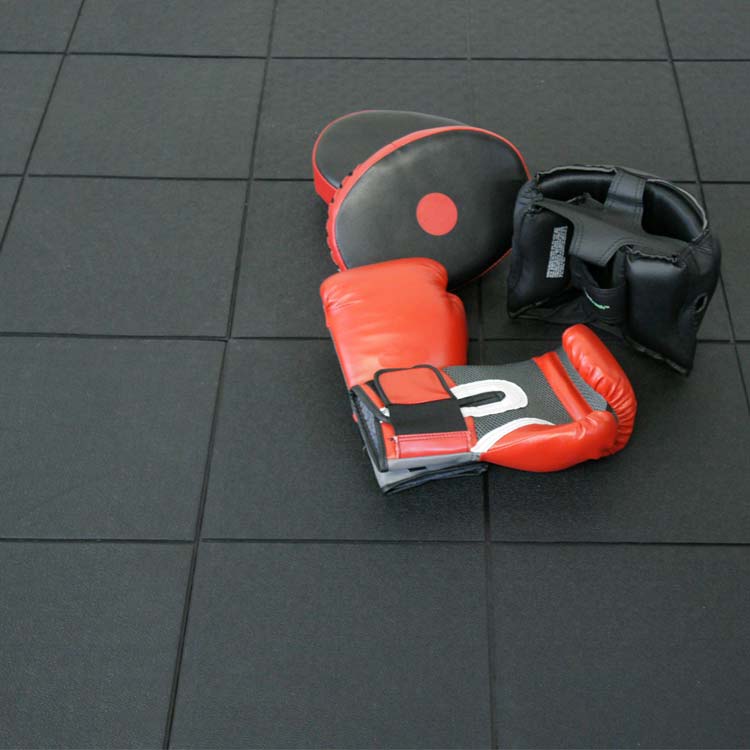 Rubber Gym Mats Interlocking Heavy Duty Commercial - Slip Not Co Uk
