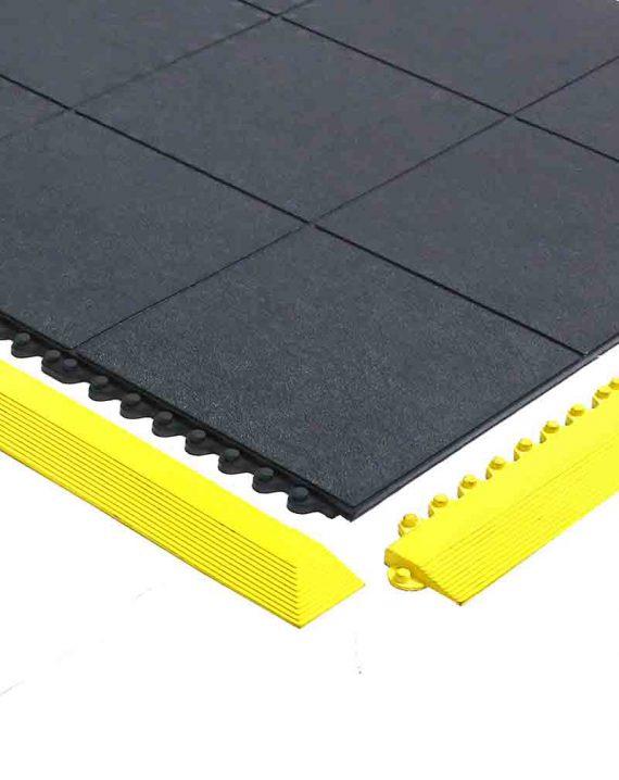Rubber Workshop Mat Anti Fatigue Tiles Oil Resistant