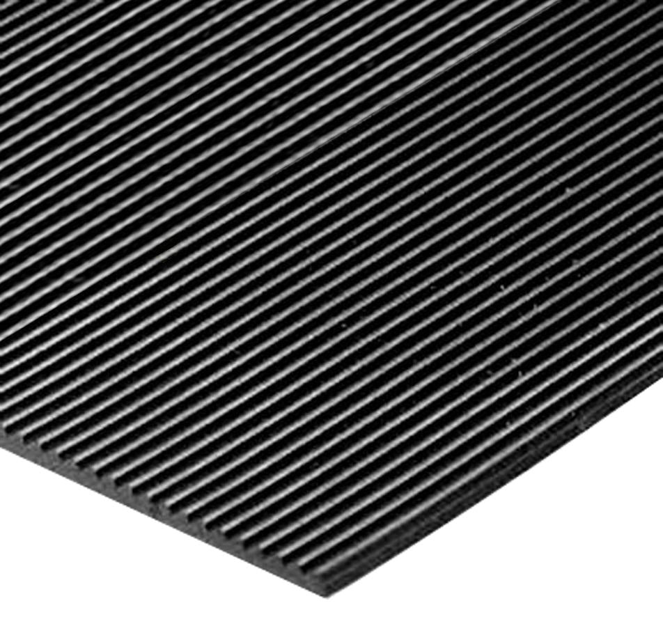 Black Rubber Anti Slip Electrical Safety Matting - Slip Not Co Uk